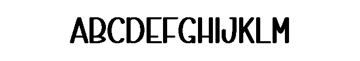 Santa Card Font UPPERCASE