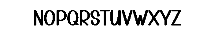 Santa Card Font UPPERCASE
