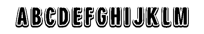 Santa Cartoon Regular Font UPPERCASE