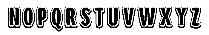 Santa Cartoon Regular Font LOWERCASE