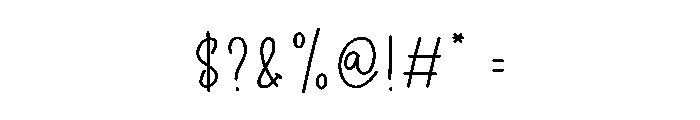 Santa Choco Font OTHER CHARS
