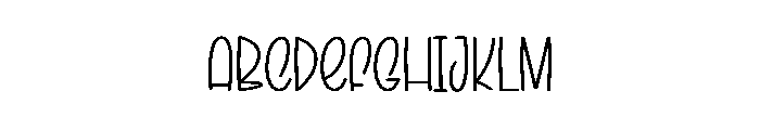 Santa Choco Font UPPERCASE