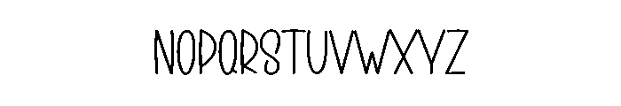 Santa Choco Font UPPERCASE