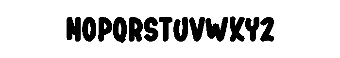 Santa Chuby Font UPPERCASE