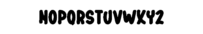 Santa Chuby Font LOWERCASE