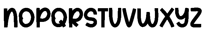 Santa Clipart Font LOWERCASE