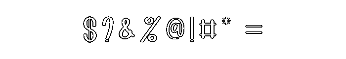 Santa Colorful Font OTHER CHARS