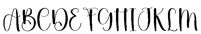 Santa Conjuring Font UPPERCASE