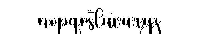 Santa Conjuring Font LOWERCASE