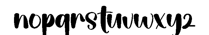 Santa Cowboy Font LOWERCASE