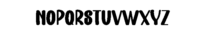 Santa Daily Font UPPERCASE