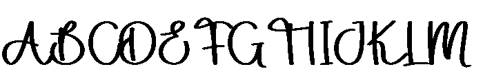 Santa Delighful Font UPPERCASE