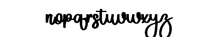 Santa Delighful Font LOWERCASE