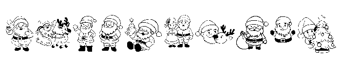Santa Doodle Font OTHER CHARS