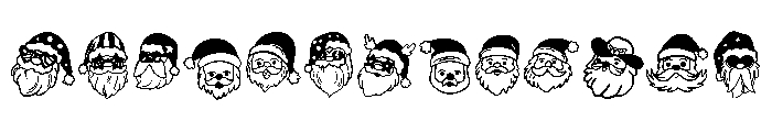 Santa Face FONT