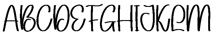 Santa Halloween Font UPPERCASE