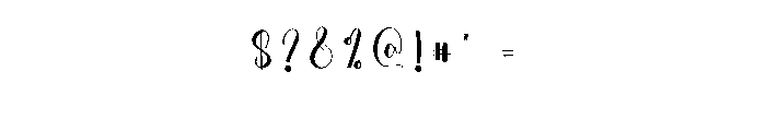 Santa Handwriting Font OTHER CHARS