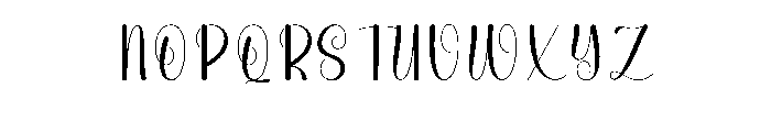 Santa Handwriting Font UPPERCASE