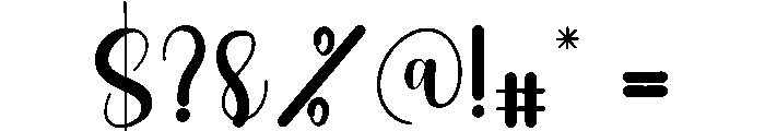 Santa Harmony Font OTHER CHARS