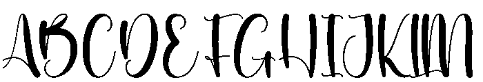 Santa Harmony Font UPPERCASE