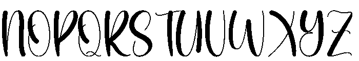 Santa Harmony Font UPPERCASE
