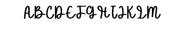 Santa Heart Font UPPERCASE
