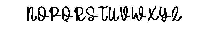 Santa Heart Font UPPERCASE