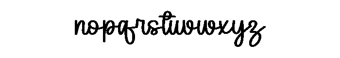 Santa Heart Font LOWERCASE