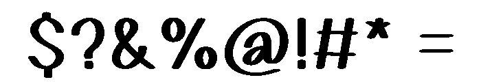 Santa Home Font OTHER CHARS