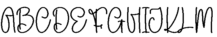 Santa Humble Font UPPERCASE