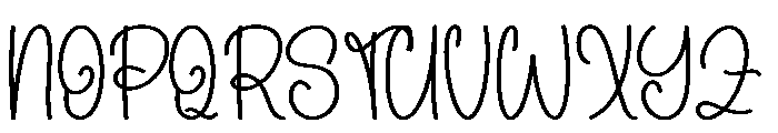 Santa Humble Font UPPERCASE