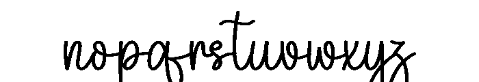 Santa Humble Font LOWERCASE