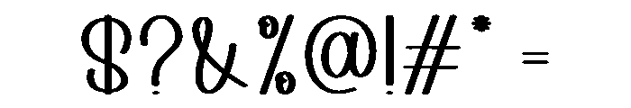 Santa Kitchen Font OTHER CHARS