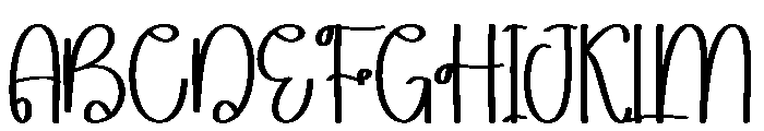 Santa Kitchen Font UPPERCASE