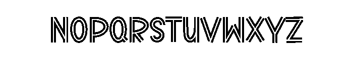 Santa Lighthouse Font LOWERCASE