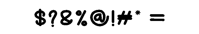 Santa Midnight Font OTHER CHARS