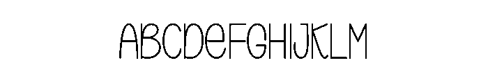 Santa Minimalist Font UPPERCASE