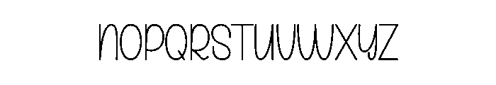 Santa Minimalist Font LOWERCASE