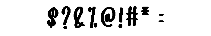 Santa Moment Font OTHER CHARS