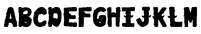 Santa Mustache Font UPPERCASE