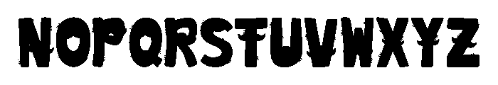 Santa Mustache Font UPPERCASE