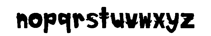 Santa Mustache Font LOWERCASE