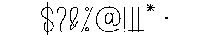 Santa Natural Font OTHER CHARS