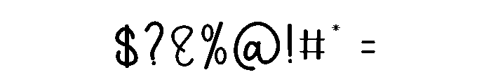 Santa Newyear Font OTHER CHARS