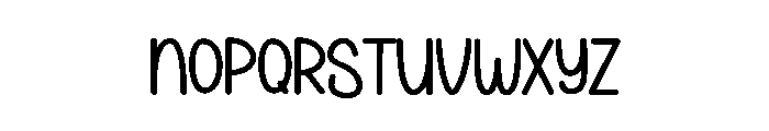 Santa Newyear Font LOWERCASE