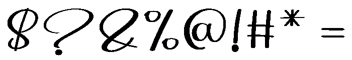 Santa Promise Font OTHER CHARS