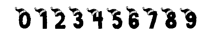 Santa Red 1 Font OTHER CHARS