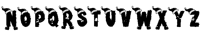 Santa Red 1 Font UPPERCASE