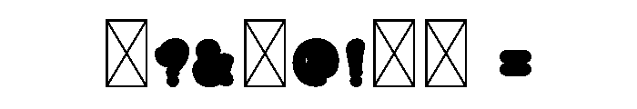 Santa Sack Color Snow Font OTHER CHARS