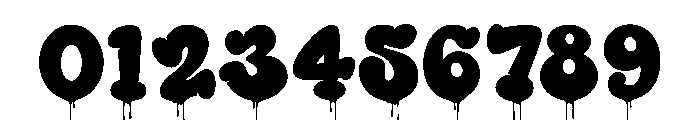 Santa Sack Drip Font OTHER CHARS
